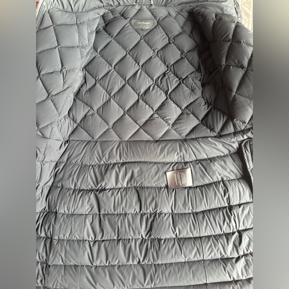 Mackage Women's Black Puffer Coat - Picture 6 of 10